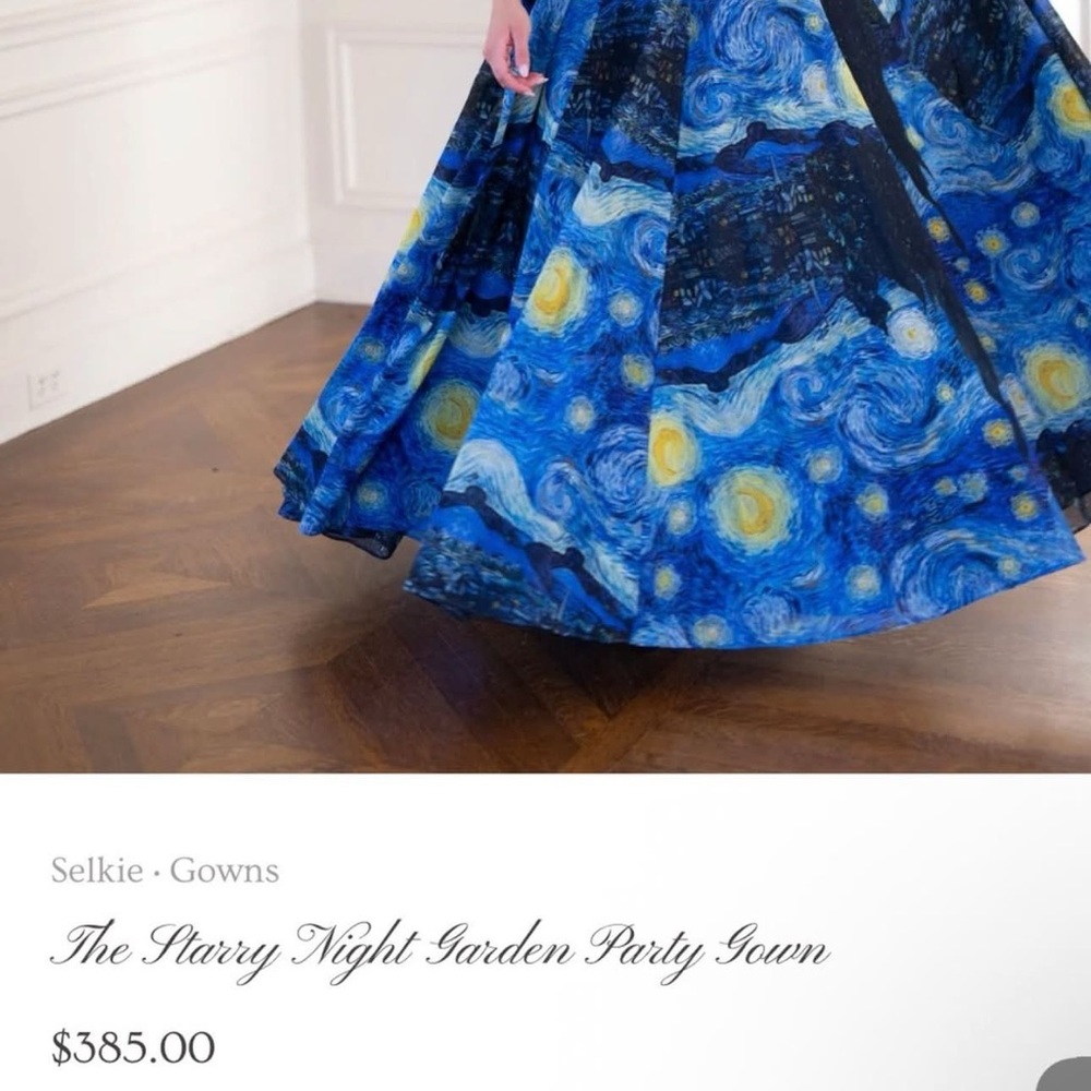 Selkie Starry Night Garden Party Gown - Picture 3 of 4